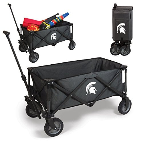 NCAA Michigan State Spartans Adventure Wagon Folding Wagon - Wagon Cart - Sport Utility Wagon - Beach Wagon Collapsible