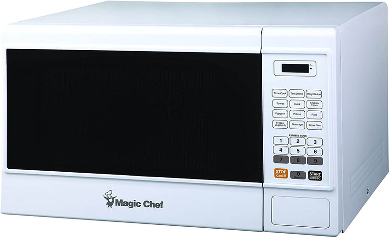 Magic Chef Cu. Ft. 1000W Countertop Oven in White MCM1310W 1.3 cu.ft. Microwave