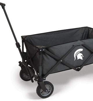 NCAA Michigan State Spartans Adventure Wagon Folding Wagon - Wagon Cart - Sport Utility Wagon - Beach Wagon Collapsible