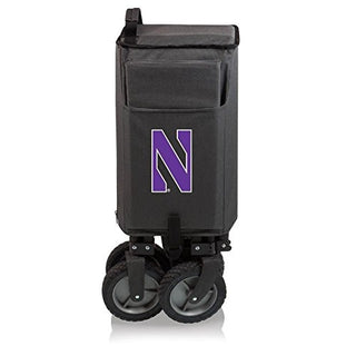 ONIVA - a Picnic Time brand Northwestern Wildcats - Adventure Wagon Portable Utility Wagon, (Dark Gray)