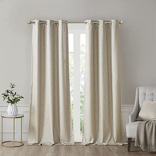 SunSmart Faux Silk Total Blackout Curtain Panel