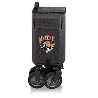 PICNIC TIME NHL Florida Panthers Adventure Wagon Folding Wagon - Wagon Cart - Sport Utility Wagon - Beach Wagon Collapsible