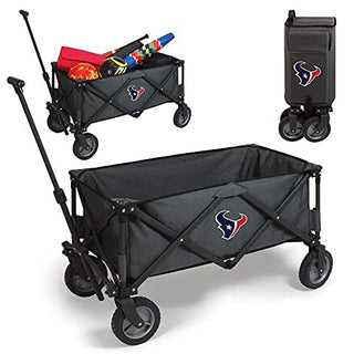 PICNIC TIME Houston Texans Adventure Wagon Folding Utility Tailgate Wagon