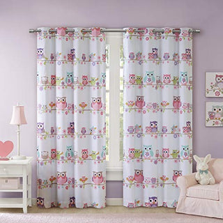 Mi Zone Kids Wise Wendy Window Valance, Pink, 50 x 84 in