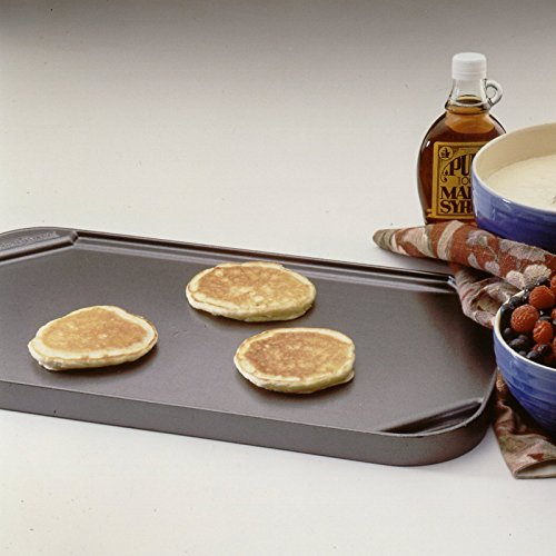 Nordic Ware Cookware Nonstick Aluminized Steel Two Burner Reversible Grill Griddle
