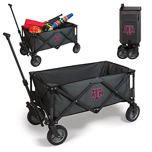 PICNIC TIME NCAA Texas A&M Aggies Adventure Wagon Folding Wagon - Wagon Cart - Sport Utility Wagon - Beach Wagon Collapsible