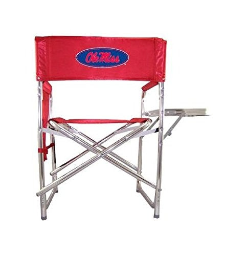 Picnic Time 809-00-100-374-0 University of Mississippi Printed Sports Chair44; Red