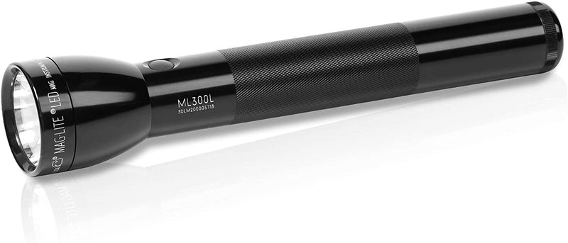 Maglite ML300LX LED 3-Cell D Flashlight, Matte Black