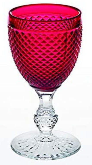 Vista Alegre Bicos Bicolor All Purpose Goblet with Red Top