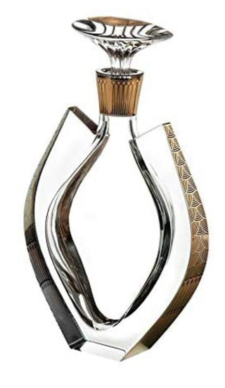 Vista Alegre Fenix Case with Whisky Decanter with Gold