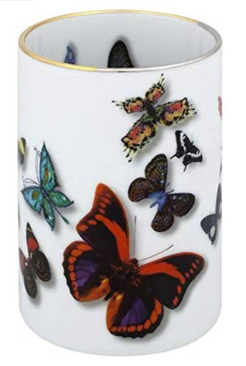 Vista Alegre Christian Lacroix Butterfly Parade Pencil Holder & Vase