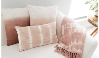Anaya Pink Tie Dye Throw Blanket