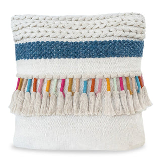Anaya Rainbow Tassel Pillow