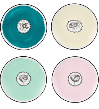 Christian Lacroix 21133520 Herbariae Set 4 Dessert Plates