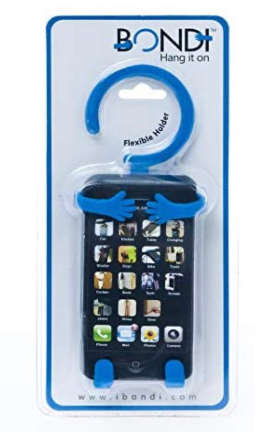 Funky Rico Bondi Silicon Flexible Cell Phone Holder, (Turquoise)