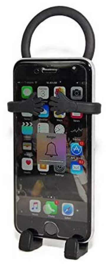 Funky Rico Bondi Silicon Flexible Cell Phone Holder, (Black)