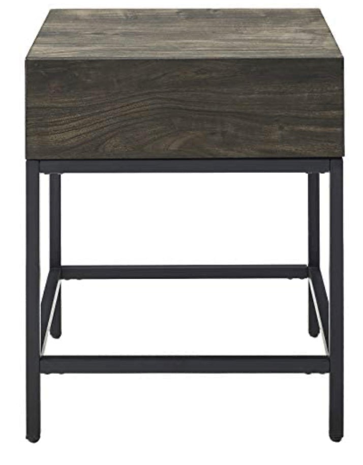 Home Outfitters End Table, Brown Ash