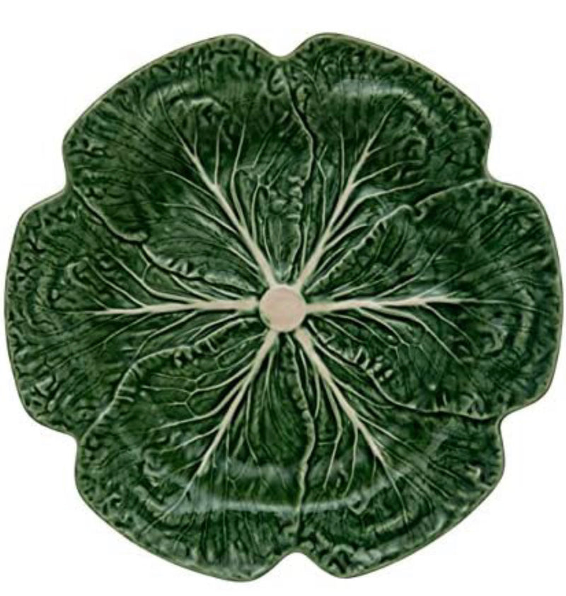 Bordallo Pinheiro Cabbage Green Charger Plate, Set of 2