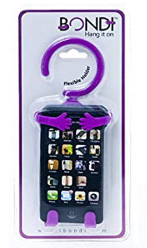 Funky Rico Bondi Silicon Flexible Cell Phone Holder, (Purple)