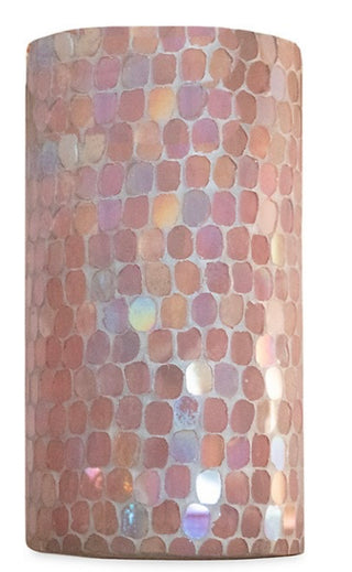 Anaya Iridescent Mosaic Glass Candle Votive & Vase-Large