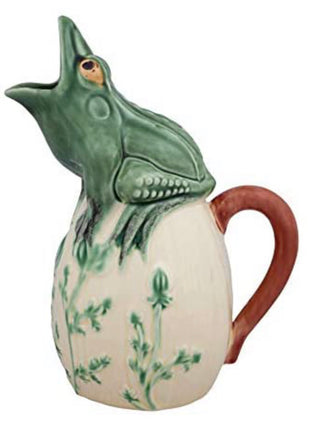 Bordallo Pinheiro Pitcher, Frog