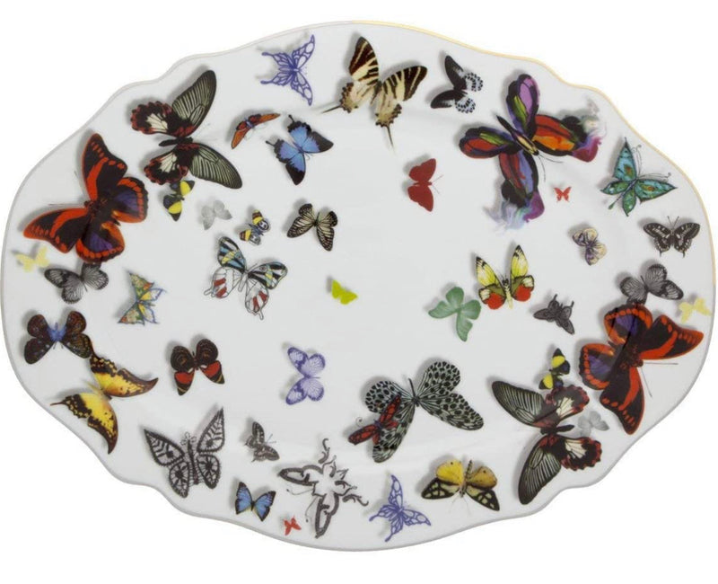 Vista Alegre Butterfly Parade Small Platter