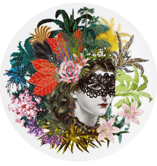 Vista Alegre Christian Lacroix Love Who You Want Charger - Scarlet