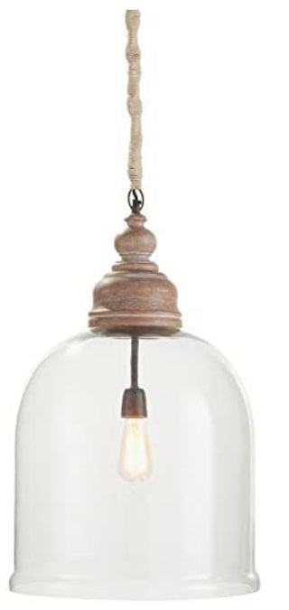 Porch & Petal Vintner's Cloche Pendant, 26" Light