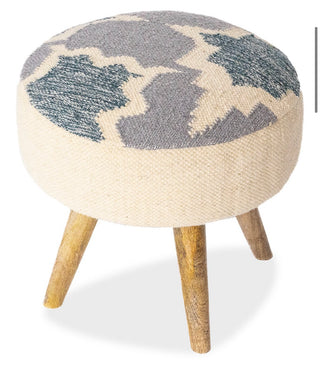 Anaya Handwoven Patterned Stool
