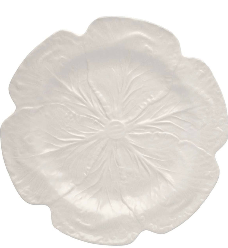 Bordallo Pinheiro Cabbage Beige Charger Plate, Set of 2