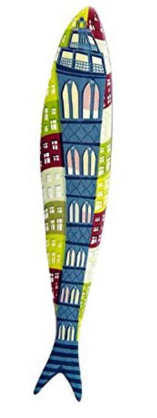 Bordallo Pinheiro Santa Justa Sardine Figure Wall Art