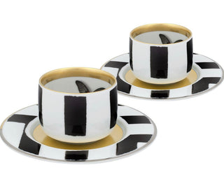 Set 2 Coffee Cups & Saucers - Christian Lacroix - Sol Y Sombra
