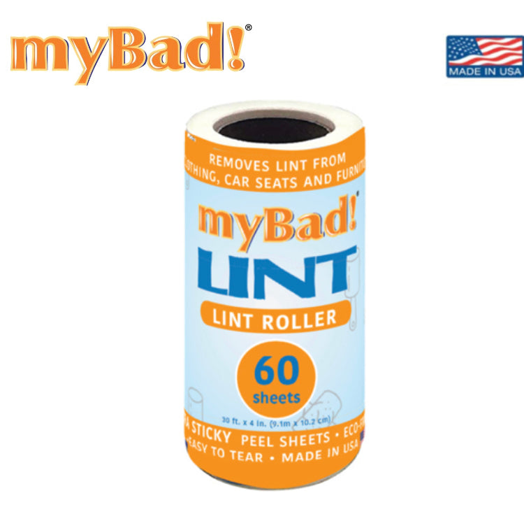 my Bad Lint Roller 3 Pack- 1 Handle 3 Refills