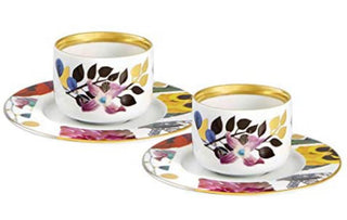 Vista Alegre Christian Lacroix - Primavera Coffee Cups & Saucers | Set of 2