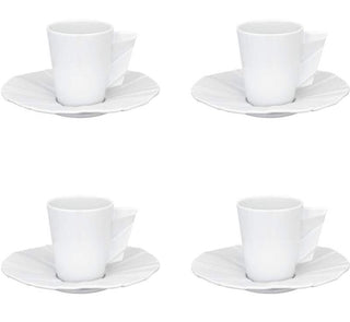 Vista Alegre Matrix Coffee Cup & Saucer | Set of 4