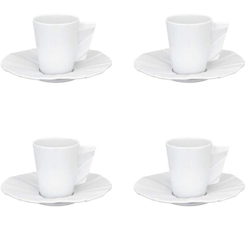 Vista Alegre Matrix Coffee Cup & Saucer | Set of 4