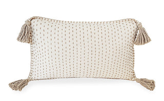 Anaya Hand Quilted Tassel Pillow