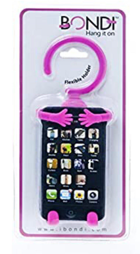 Funky Rico Bondi Silicon Flexible Cell Phone Holder, (Pink)