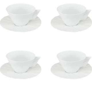Vista Alegre Matrix Tea Cup & Saucer | Set of 4