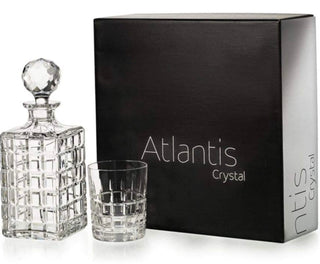 Vista Alegre Helsinky Case with Whisky Decanter and 4 Old Fashion