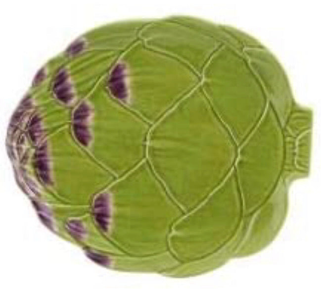 Bordallo Pinheiro Artichoke Fruit Plate Green, Set of 4,