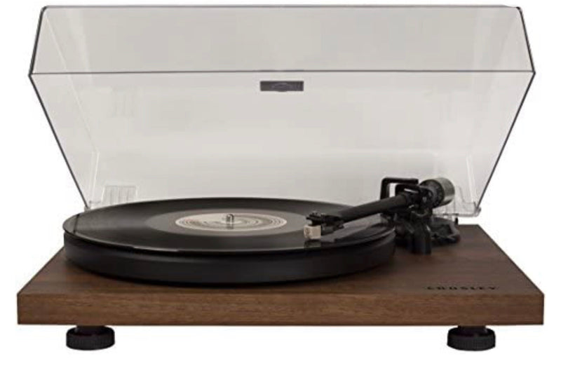 Crosley C6 2-Speed Turntable, Vinyl Turntable w/ Built-in Pre-Amp & Adjustable Tone Arm - Walnut