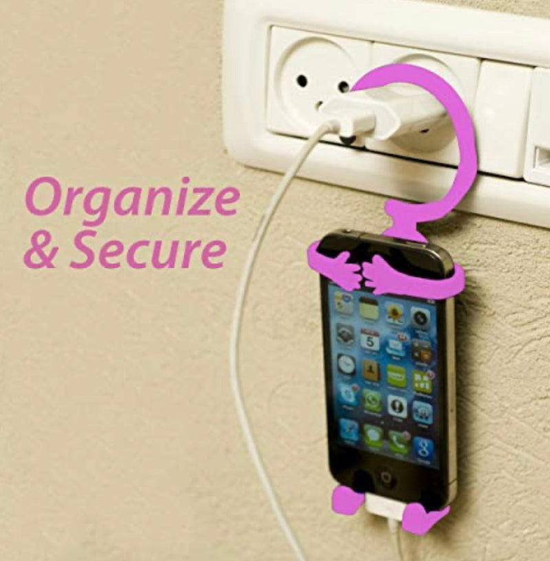 Funky Rico Bondi Silicon Flexible Cell Phone Holder, (Pink)