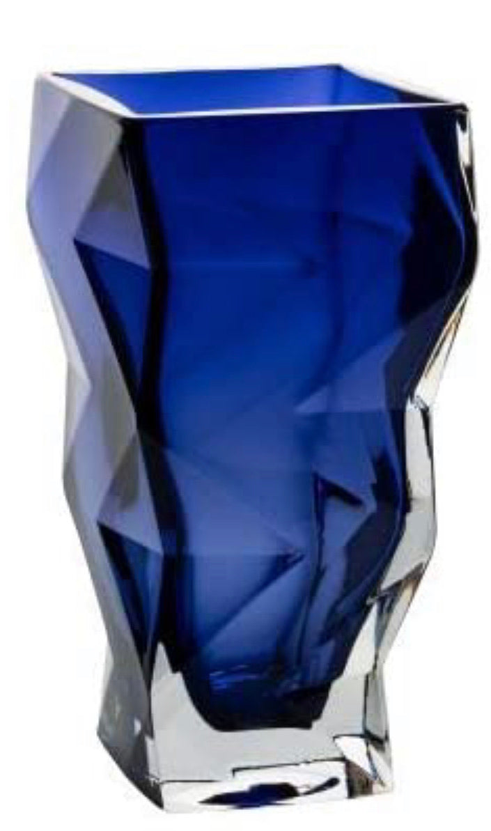 Vista Alegre Fractal Case with Vase Blue