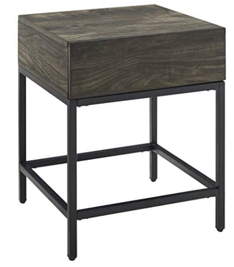 Home Outfitters End Table, Brown Ash