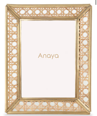 Anaya Natural Cane Wicker Picture Frame 8”
