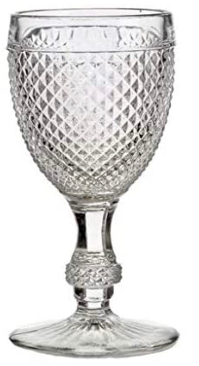 Vista Alegre Bicos All Purpose Frosted Goblet, Set of 4
