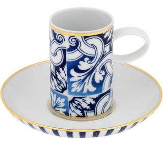 Vista Alegre Transatlantica Coffee Cup & Saucer | Set of 4