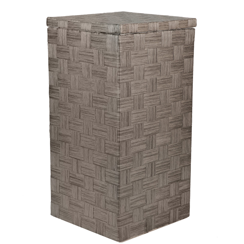 Liberty Apartment Hamper in 24-Ply Natural Cord - Lined ,Grey