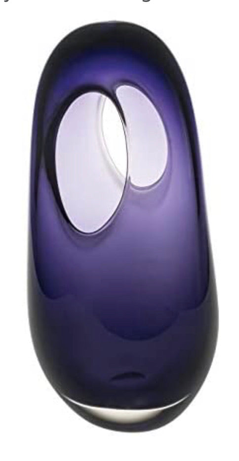 Vista Alegre Crystal Única Large Vase Portal Purple